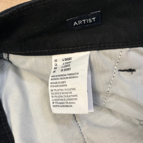 2 for $20 NWOT AEO Black Artist Jeans with Wide Flare - Picture 5 of 5